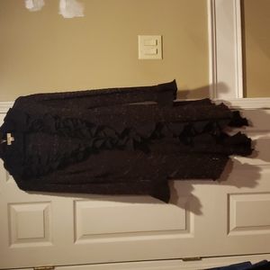 Full length sweater duster